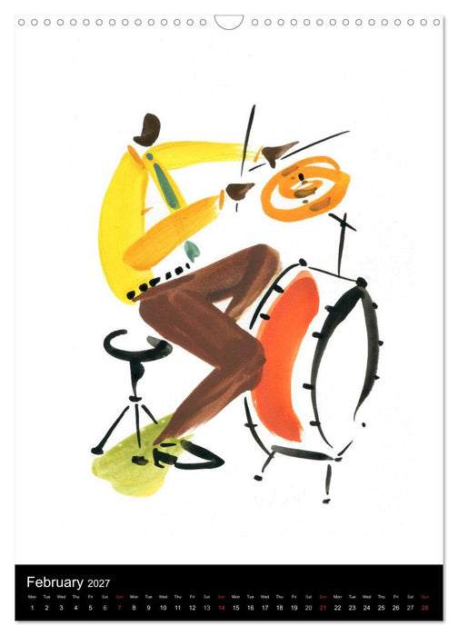 JAZZ swinging New Orleans (CALVENDO Monthly Calendar 2027)