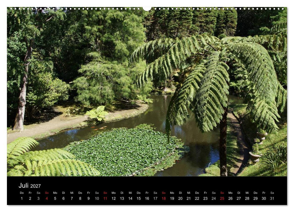 Azoren - bezaubernde Inselwelt. Eindrücke auf Sao Miguel (CALVENDO Premium Wandkalender 2027)