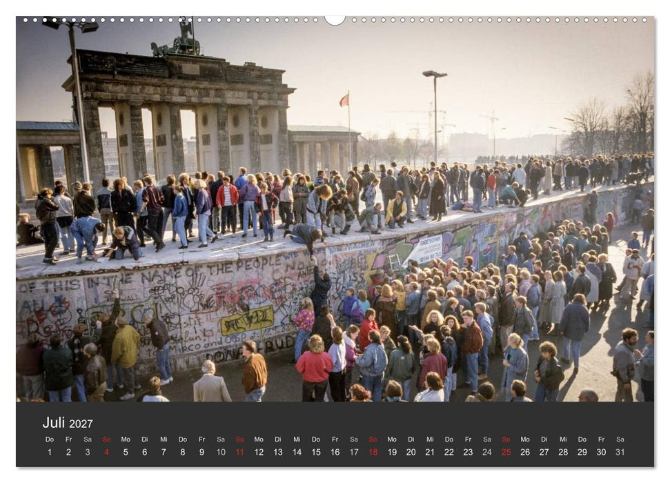 Berlin - der Fall der Mauer (CALVENDO Premium Wandkalender 2027)