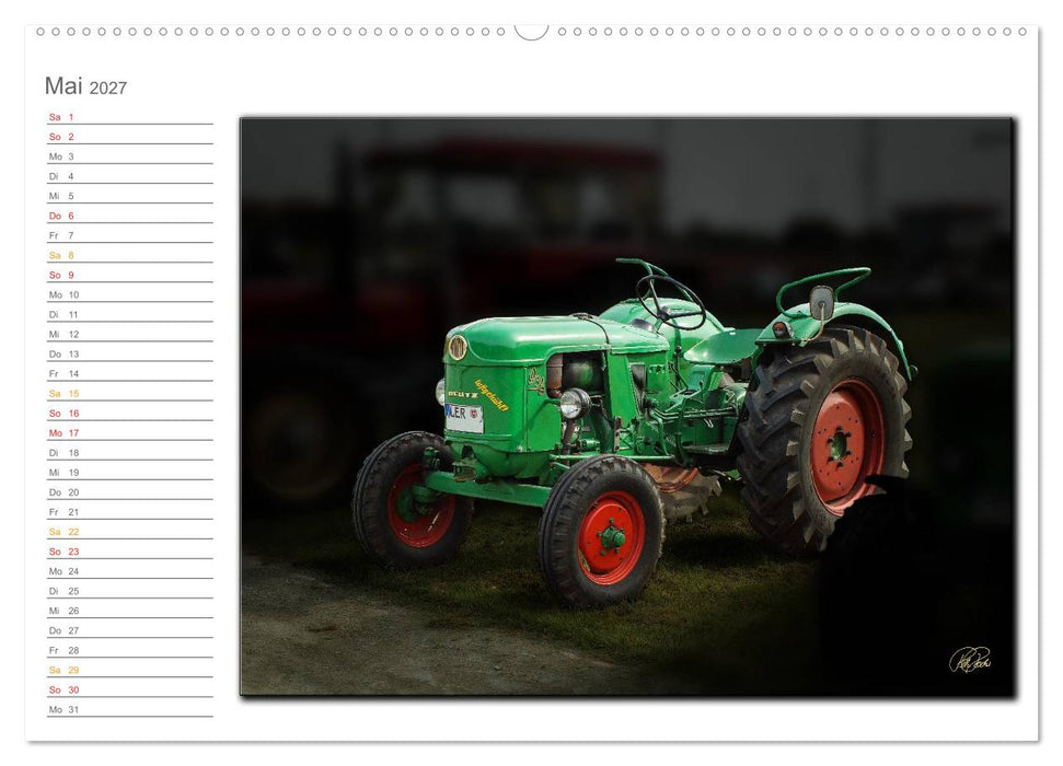 Oldtimer - geliebte Trecker (CALVENDO Wandkalender 2027)