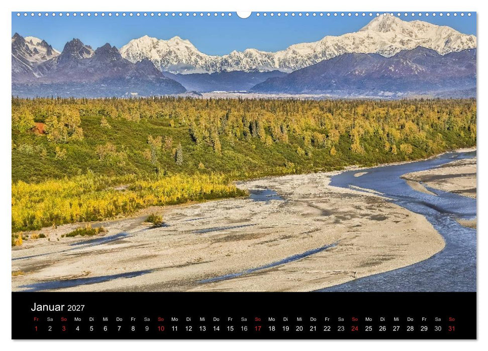 Alaska 2027 Wildes Land am Ende der Welt (CALVENDO Wandkalender 2027)