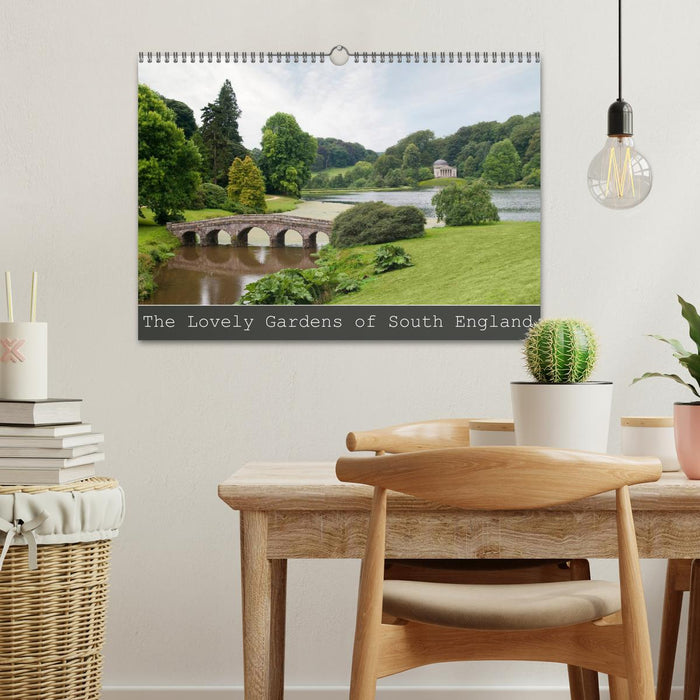 The Lovely Gardens of South England (CALVENDO Monthly Calendar 2027)