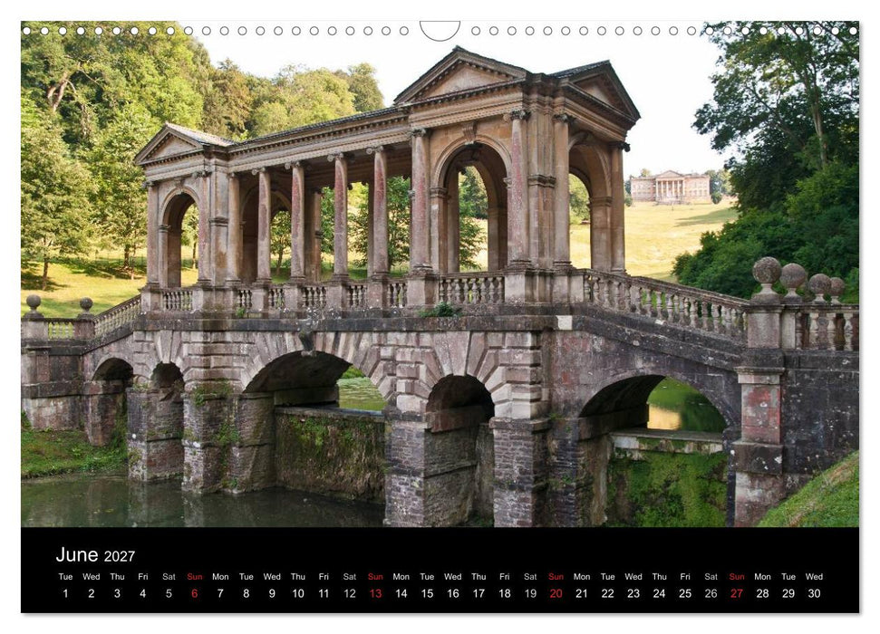 The Lovely Gardens of South England (CALVENDO Monthly Calendar 2027)