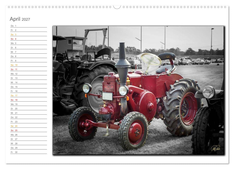Oldtimer - Trecker Nostalgie (CALVENDO Wandkalender 2027)