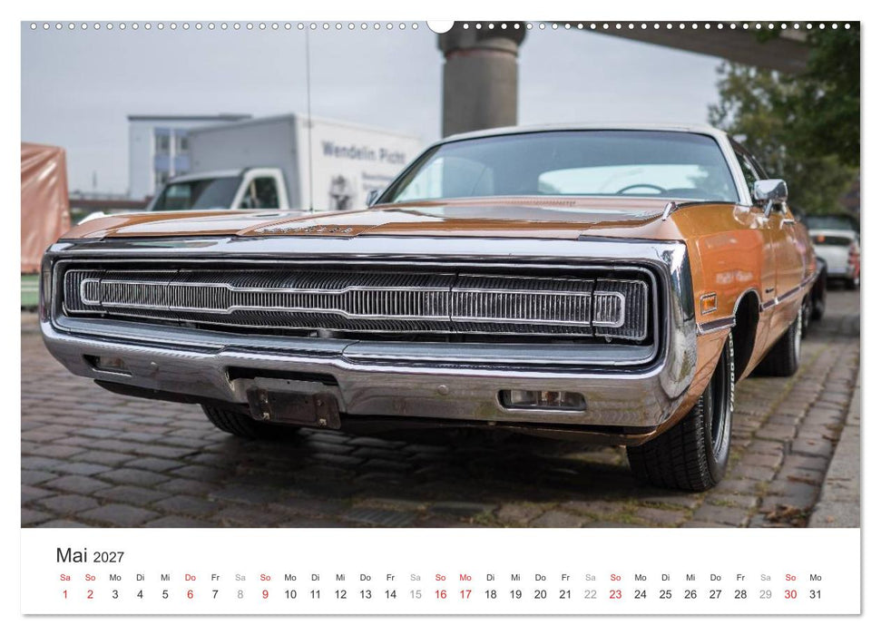 Amerikanische Oldtimer - Vintage US Cars auf Hamburgs Straßen (CALVENDO Wandkalender 2027)
