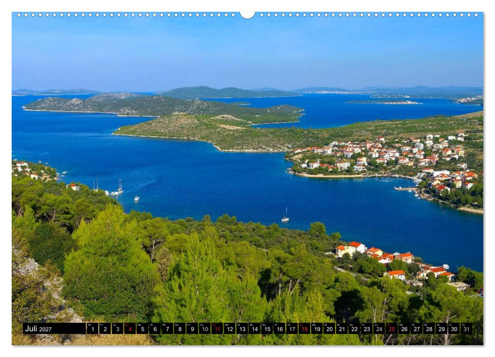 Kroatien - Traumhafte Landschaften und faszinierende Städte (CALVENDO Premium Wandkalender 2027)