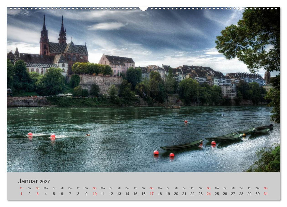 Basel, eine Stadt am Rhein (CALVENDO Wandkalender 2027)