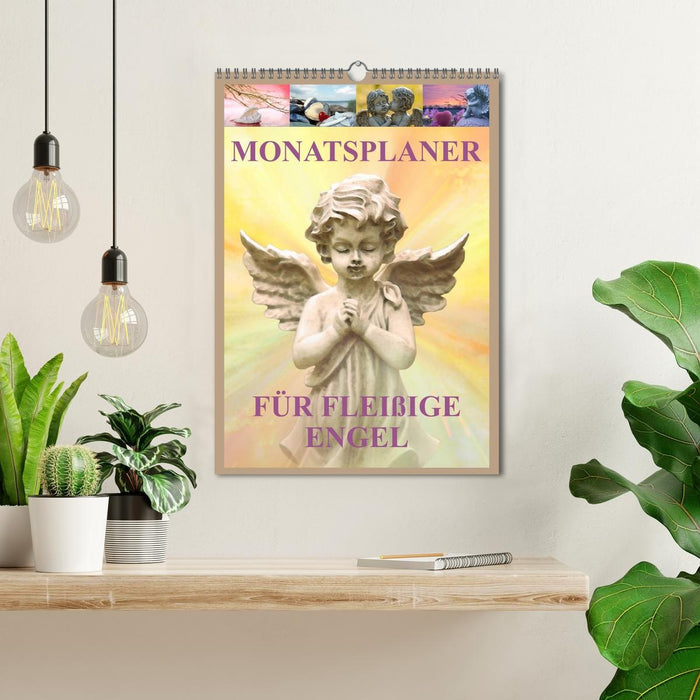Monatsplaber für fleißige Engel (CALVENDO Wandkalender 2027)