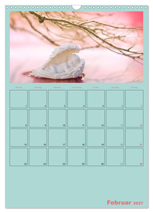 Monatsplaber für fleißige Engel (CALVENDO Wandkalender 2027)