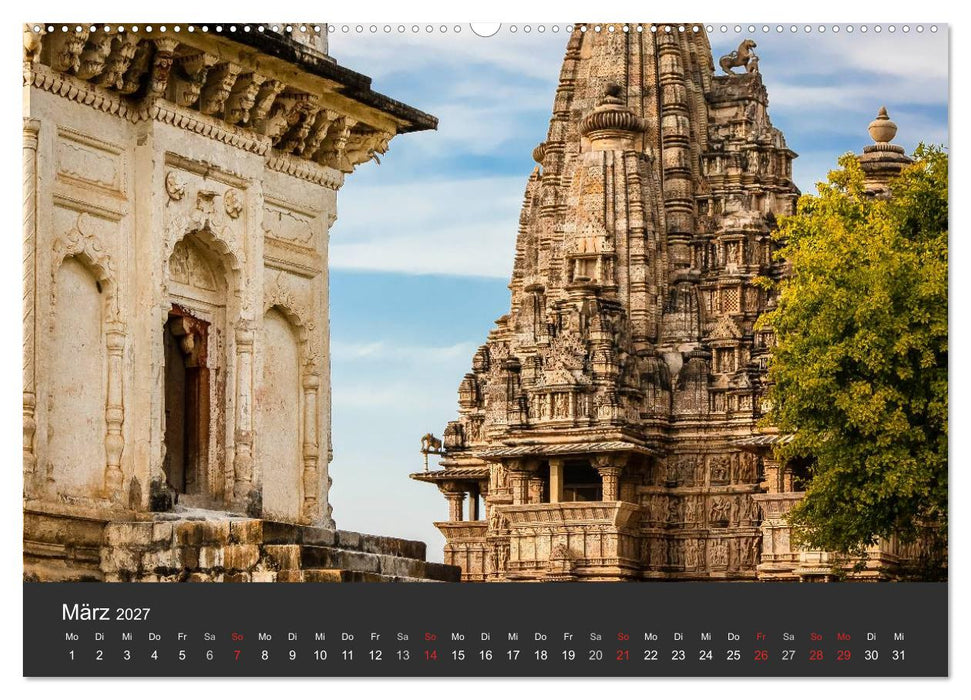 Indien 2027 Tempel, Tiger und Paläste (CALVENDO Wandkalender 2027)
