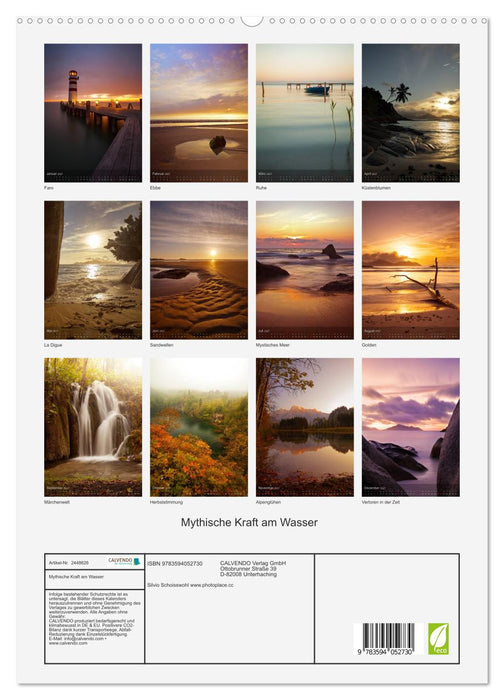 Mythische Kraft am Wasser (CALVENDO Premium Wandkalender 2027)