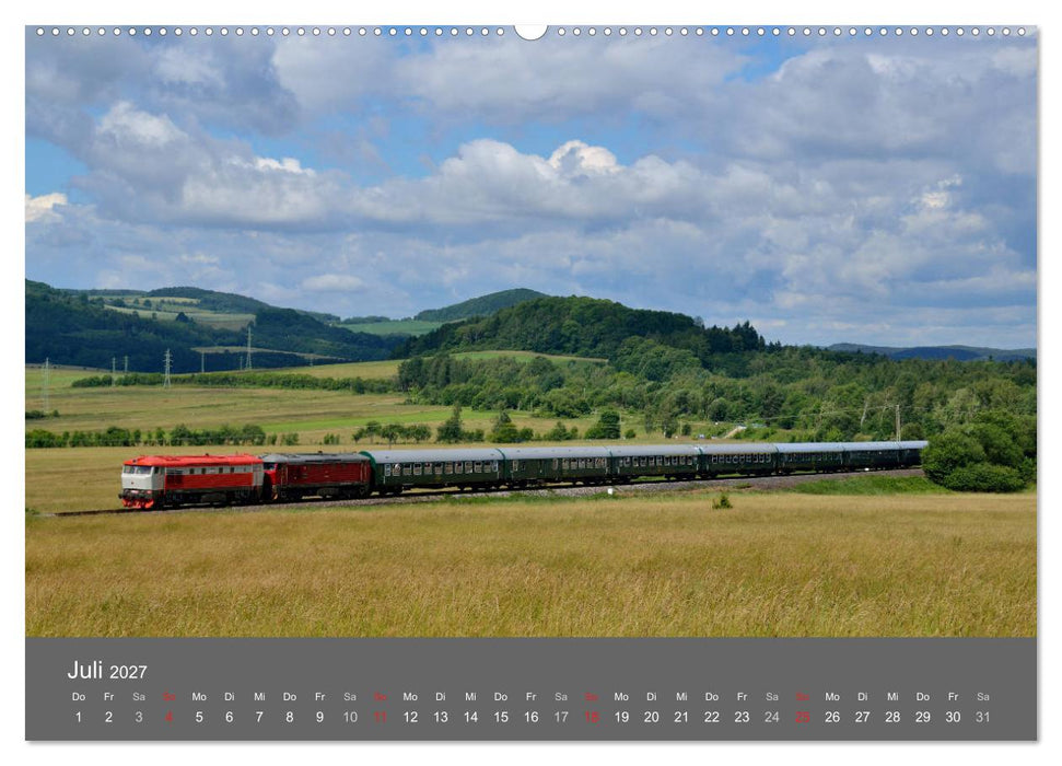 Eisenbahn Kalender 2027 - Oberlausitz und Nachbarländer (CALVENDO Premium Wandkalender 2027)
