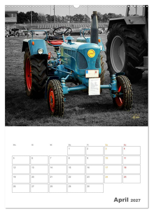 Oldtimer - Trecker Liebe (CALVENDO Wandkalender 2027)