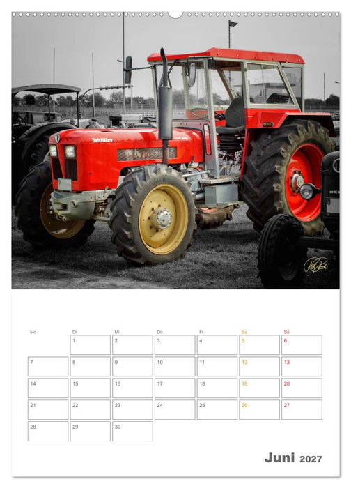 Oldtimer - Trecker Liebe (CALVENDO Wandkalender 2027)