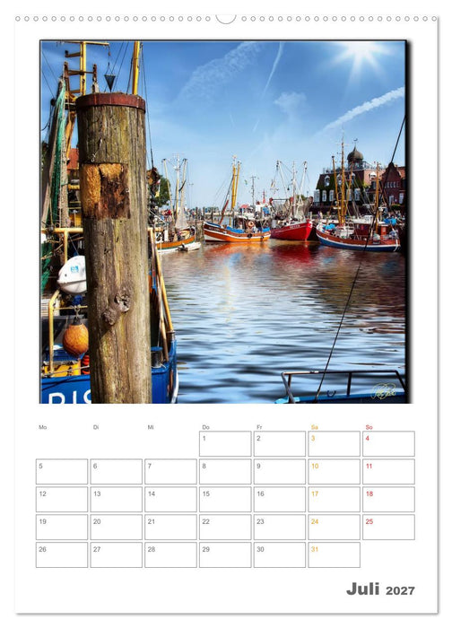 Ostfriesland - Hafen Neuharlingersiel (CALVENDO Premium Wandkalender 2027)