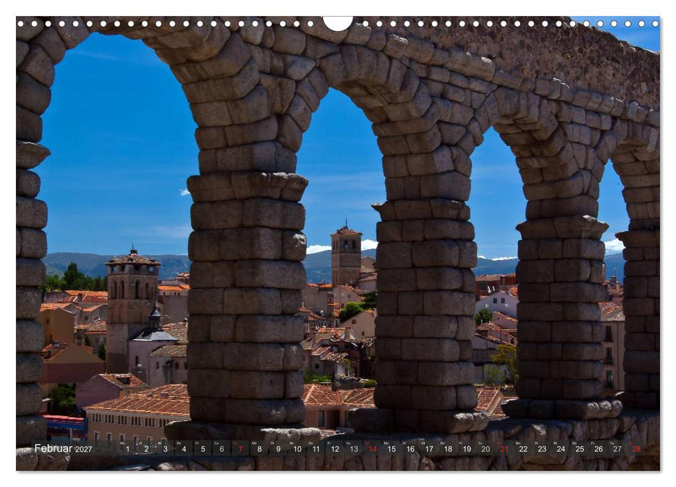 Ausflugziele um Madrid (CALVENDO Wandkalender 2027)