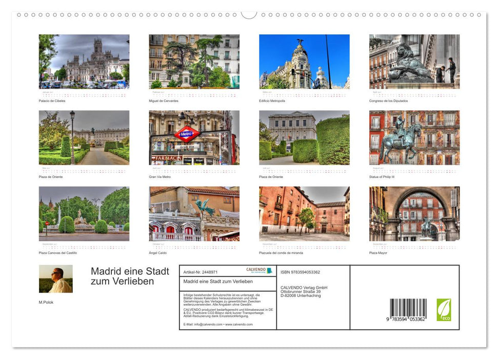 Madrid eine Stadt zum Verlieben (CALVENDO Premium Wandkalender 2027)