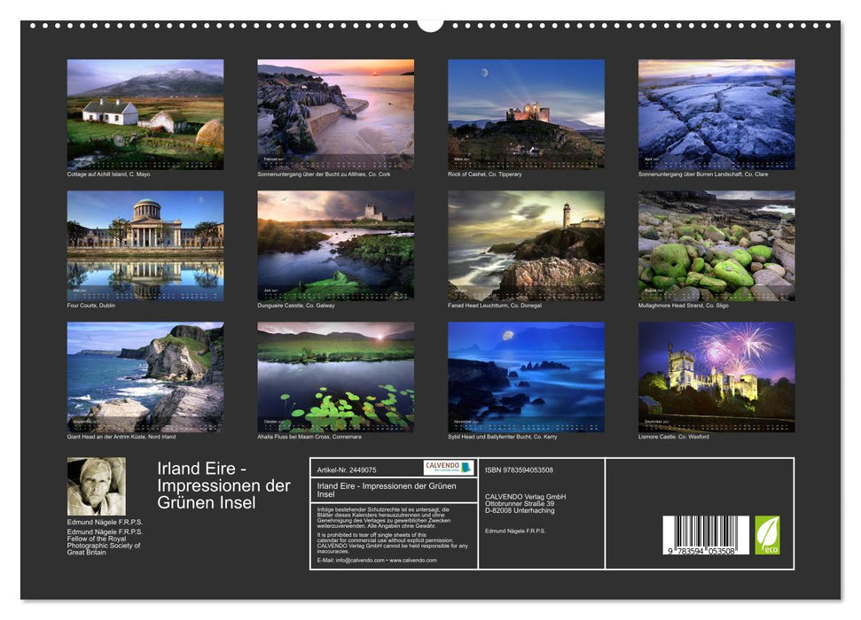 Irland Eire - Impressionen der Grünen Insel (CALVENDO Premium Wandkalender 2027)
