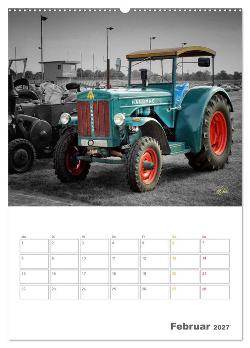 Oldtimer - Trecker Liebe (CALVENDO Premium Wandkalender 2027)