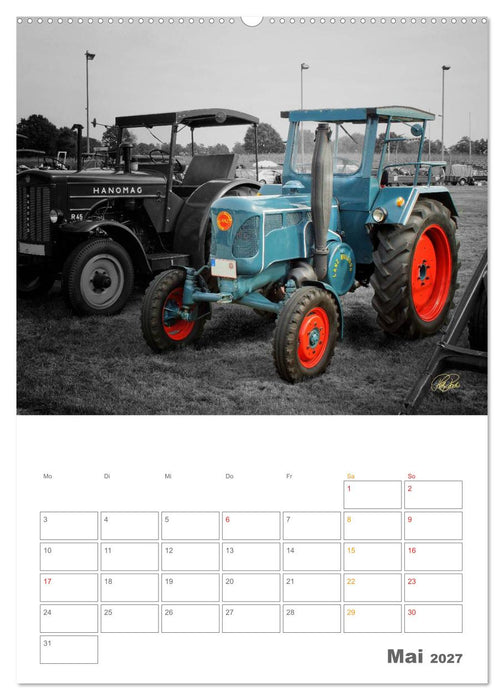 Oldtimer - Trecker Liebe (CALVENDO Premium Wandkalender 2027)