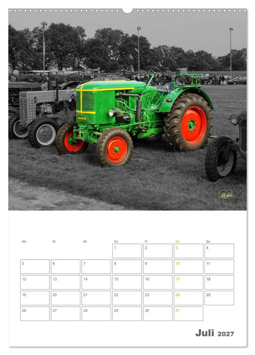 Oldtimer - Trecker Liebe (CALVENDO Premium Wandkalender 2027)
