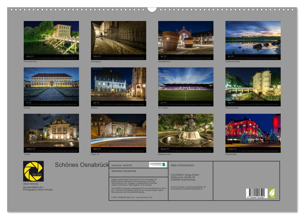 Schönes Osnabrück (CALVENDO Wandkalender 2027)