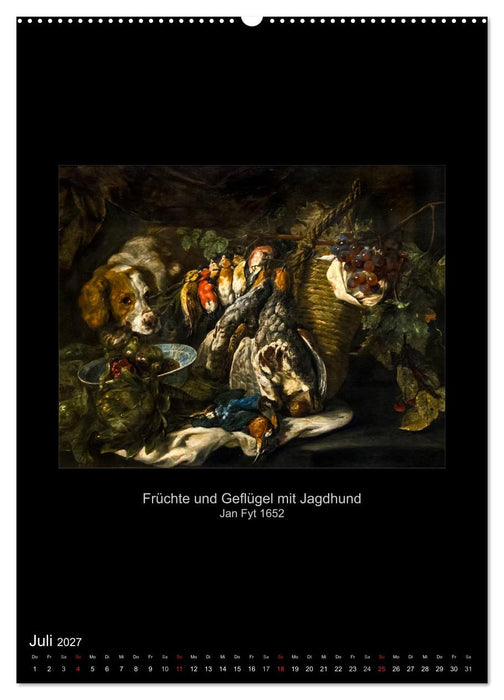Stillleben - Illusionistische Malerei der Renaissance (CALVENDO Premium Wandkalender 2027)