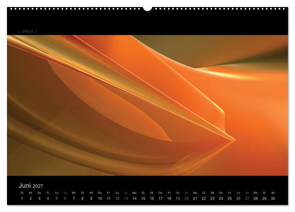 Abstrakte Kunst (CALVENDO Premium Wandkalender 2027)