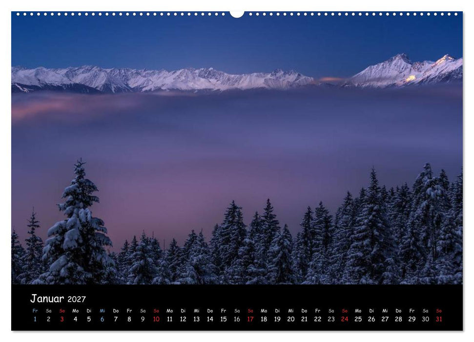 Tiroler Stimmungen (CALVENDO Premium Wandkalender 2027)