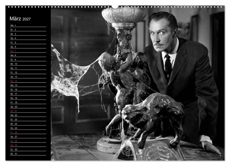 Kultfilme - schwarz-weiße Klassiker (CALVENDO Wandkalender 2027)