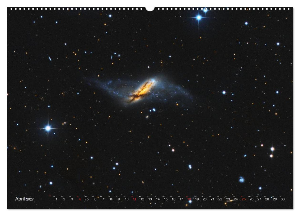 Faszination Galaxien Formenvielfalt der Welteninseln (CALVENDO Wandkalender 2027)
