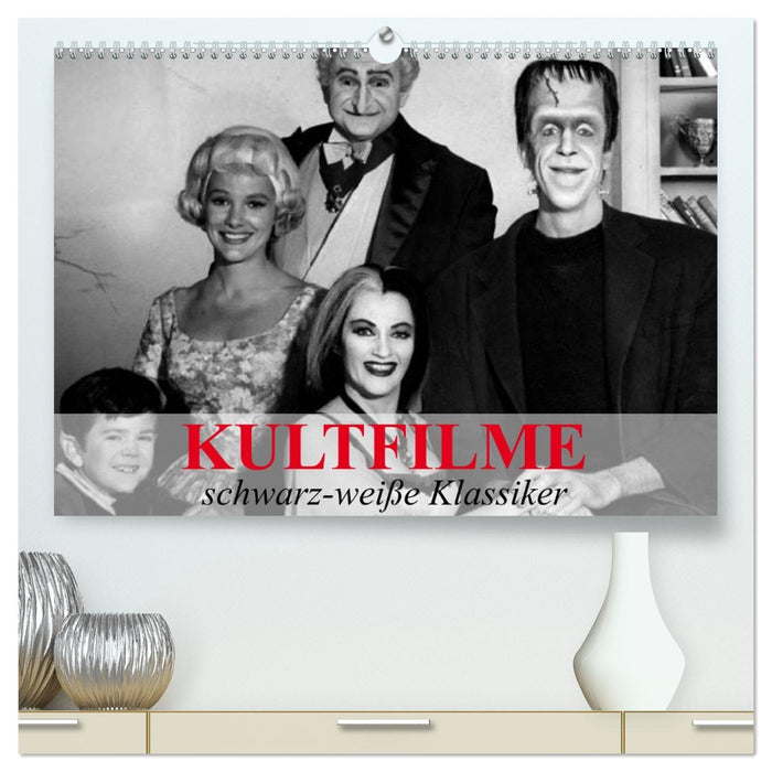 Kultfilme - schwarz-weiße Klassiker (CALVENDO Premium Wandkalender 2027)