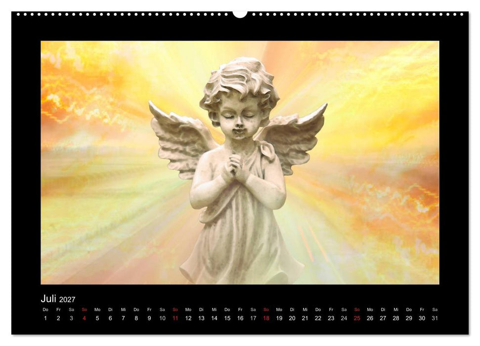 Engel für Glück & Schutz (CALVENDO Premium Wandkalender 2027)