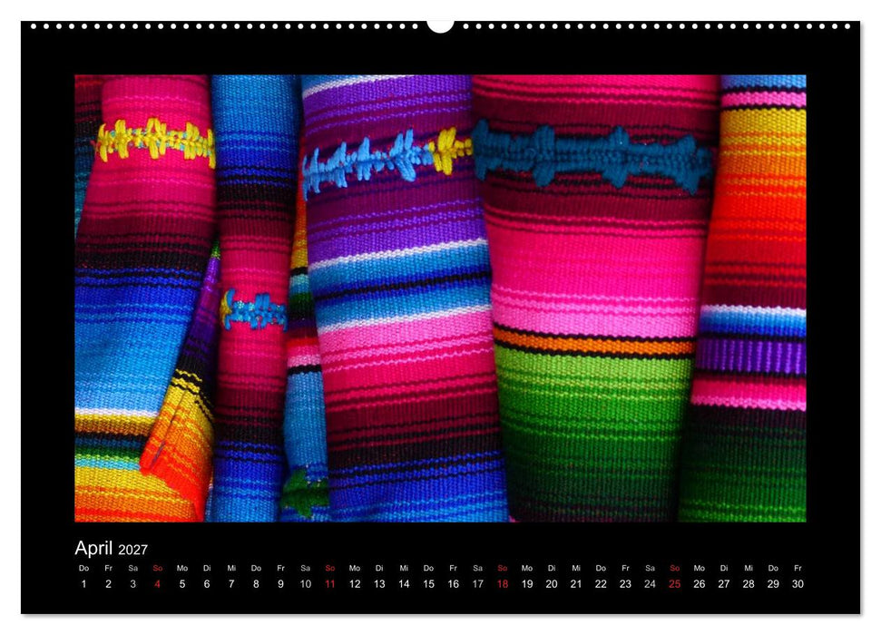 Farbenfrohes Guatemala (CALVENDO Premium Wandkalender 2027)