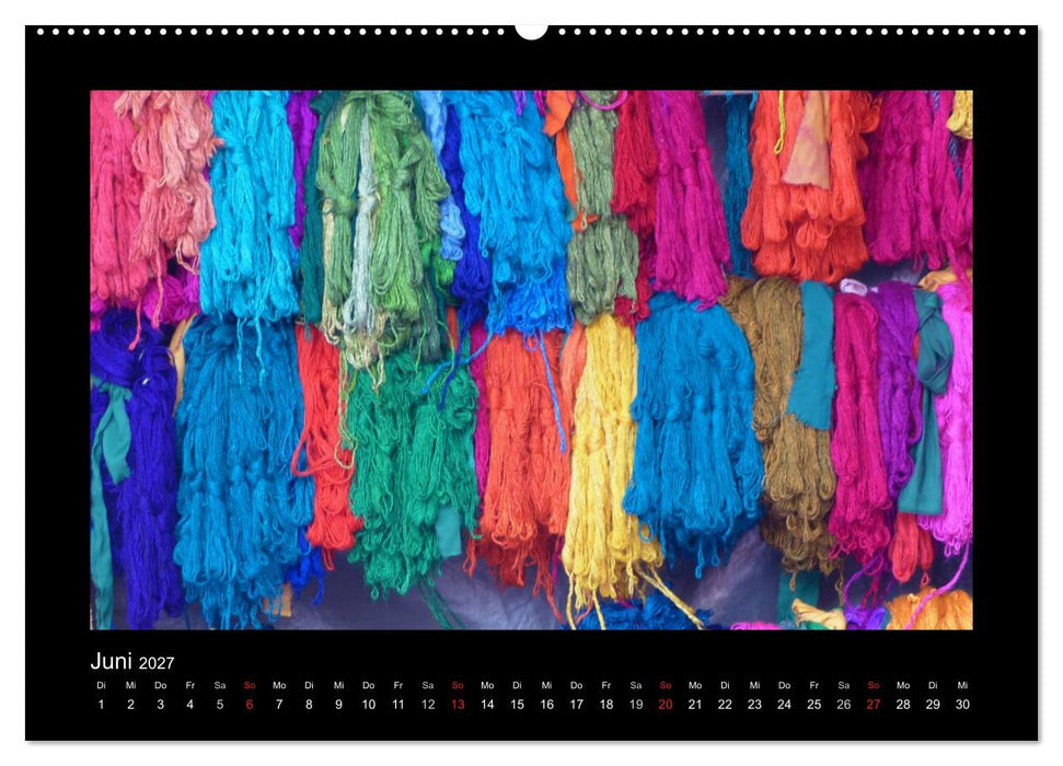 Farbenfrohes Guatemala (CALVENDO Premium Wandkalender 2027)