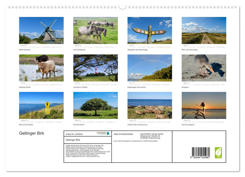 Geltinger Birk (CALVENDO Premium Wandkalender 2027)
