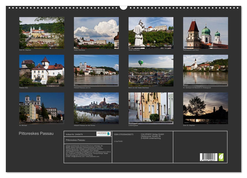 Pittoreskes Passau (CALVENDO Wandkalender 2027)
