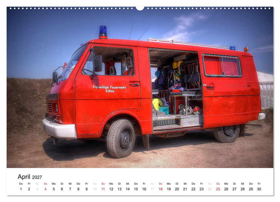 Feuerwehr im Bernburger Land (CALVENDO Premium Wandkalender 2027)