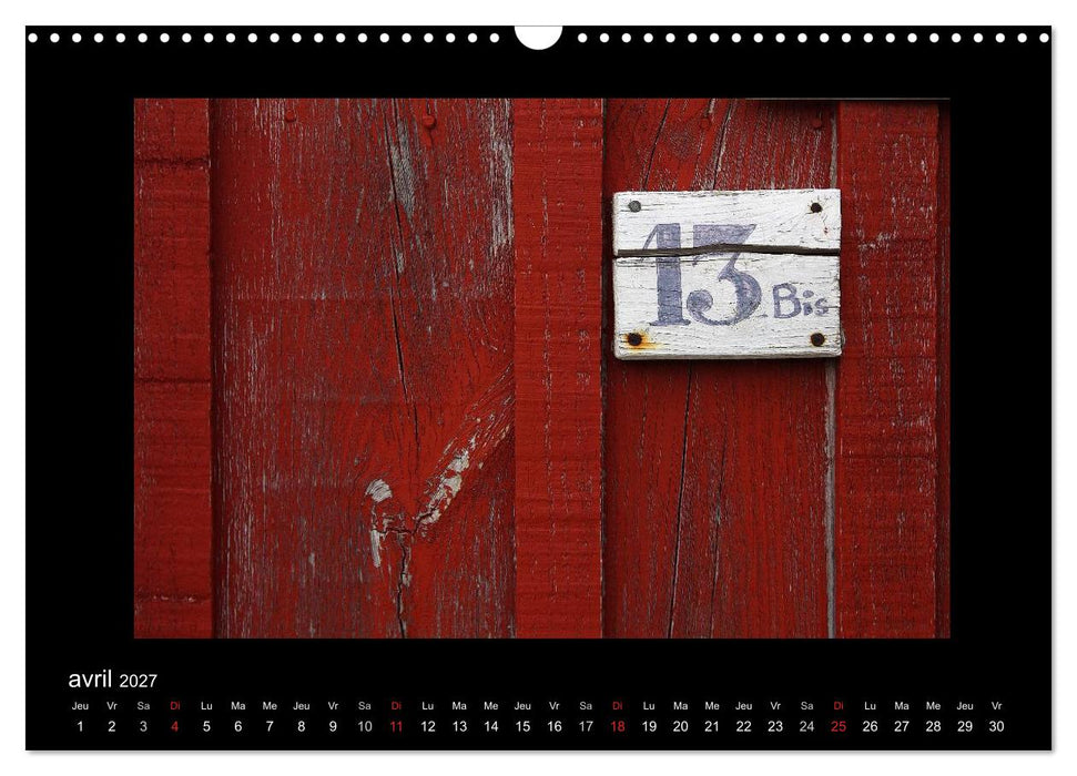 Les Cabanes d'Oléron (CALVENDO Calendrier mensuel 2027)