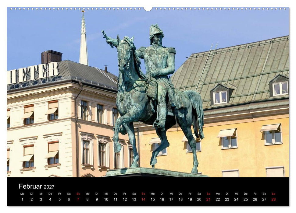 Sommer in Stockholm 2027 (CALVENDO Wandkalender 2027)