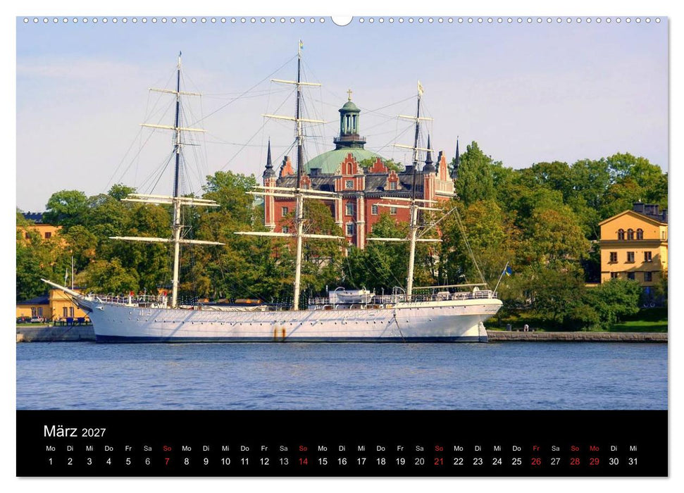 Sommer in Stockholm 2027 (CALVENDO Wandkalender 2027)