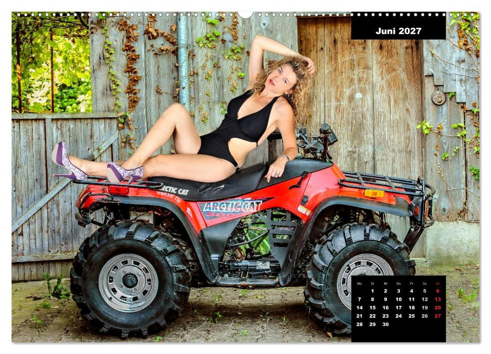 Kurven - Fieber - Modelle und Autos (CALVENDO Premium Wandkalender 2027)