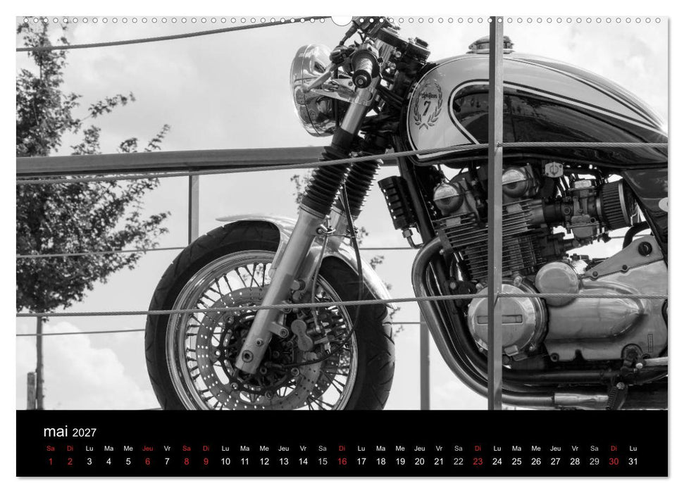 Une moto de caractère (CALVENDO Calendrier supérieur 2027)