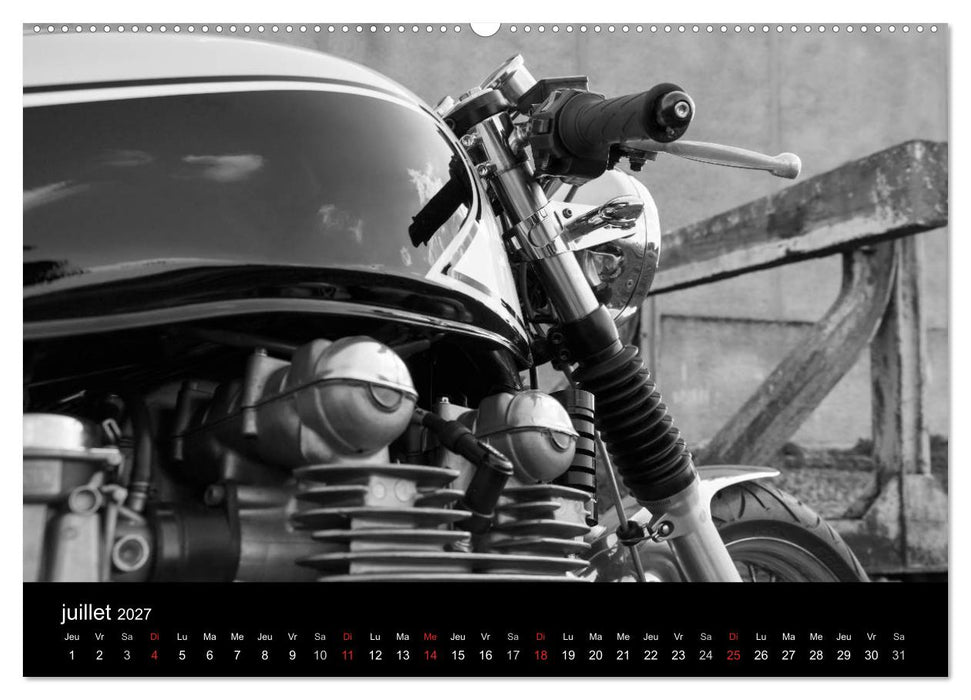 Une moto de caractère (CALVENDO Calendrier supérieur 2027)