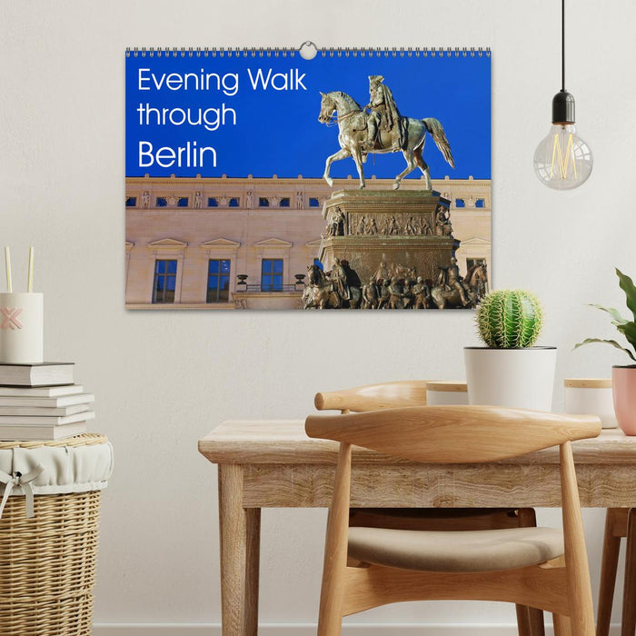 Evening Walk through Berlin (CALVENDO Monthly Calendar 2027)