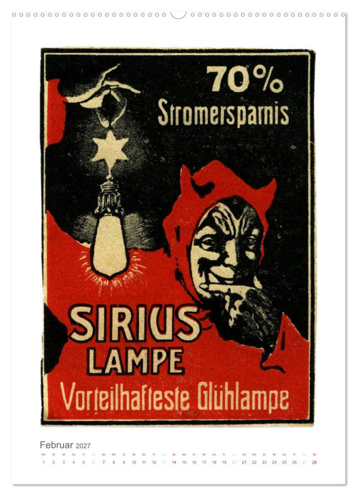 Werbemarken des frühen 20. Jahrhunderts (CALVENDO Premium Wandkalender 2027)