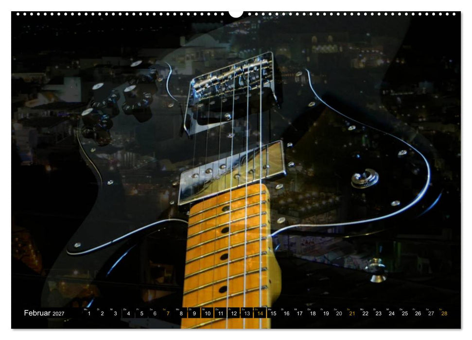 Mystische Gitarren (CALVENDO Wandkalender 2027)