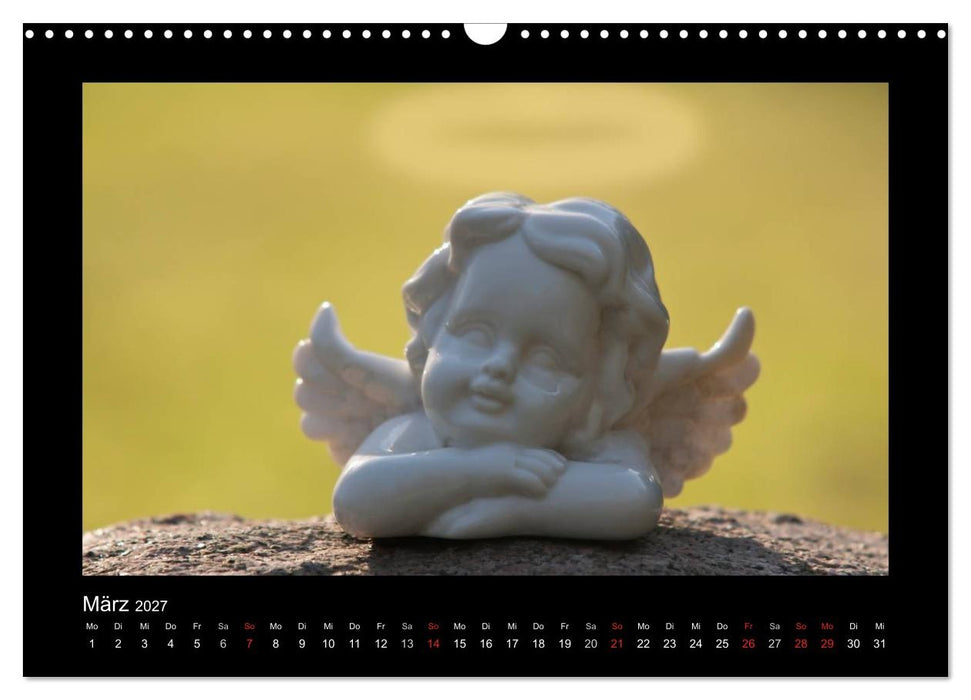 Engel für Glück & Schutz (CALVENDO Wandkalender 2027)