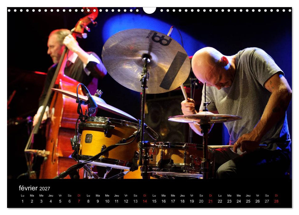 Jazz drums (CALVENDO Calendrier mensuel 2027)