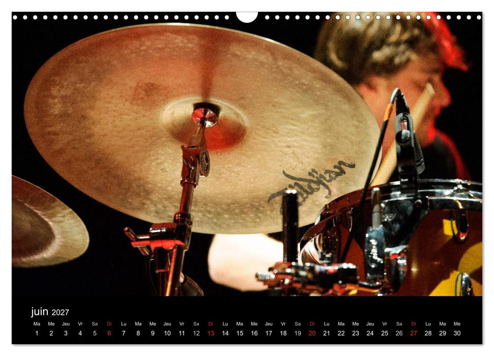 Jazz drums (CALVENDO Calendrier mensuel 2027)